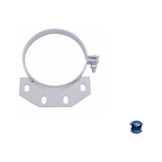 UNITED PACIFIC STAINLESS EXHAUST CLAMP FOR PETERBILT ULTRA CAB EXHAUST 6",7" Light Gray