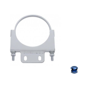 UNITED PACIFIC STAINLESS CAB EXHAUST CLAMP FOR PETERBILT 5" Part No. up-21286 EXHAUST Gray