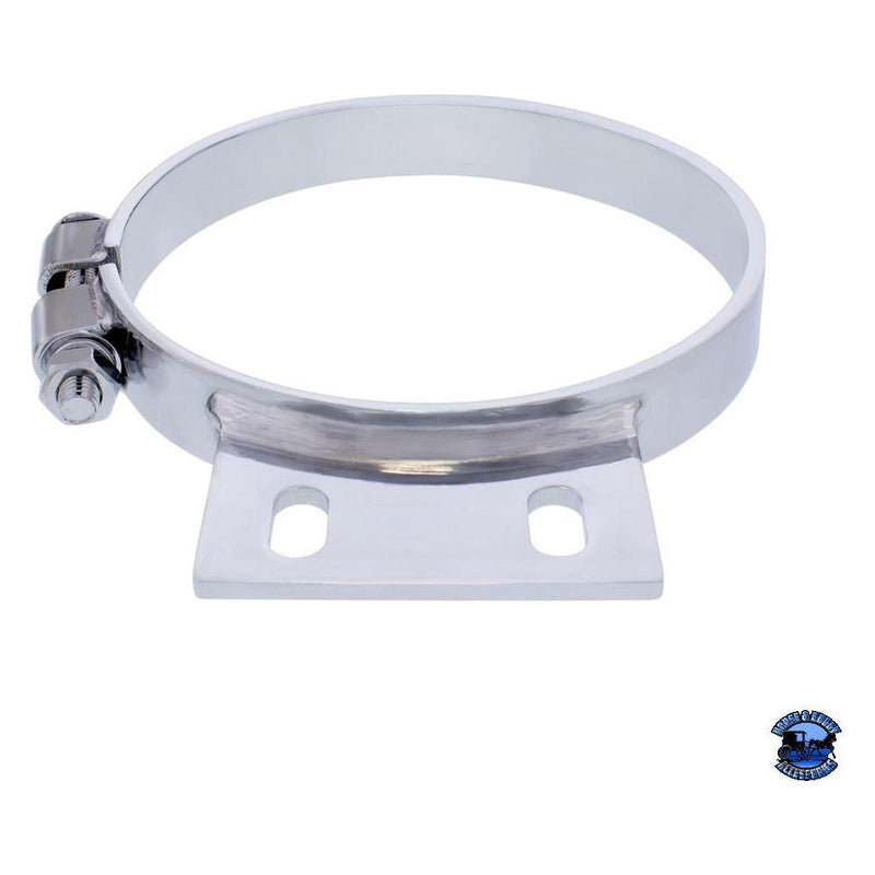 UNITED PACIFIC CHROME CAB EXHAUST CLAMP FOR PETERBILT EXHAUST 5",7" Light Gray