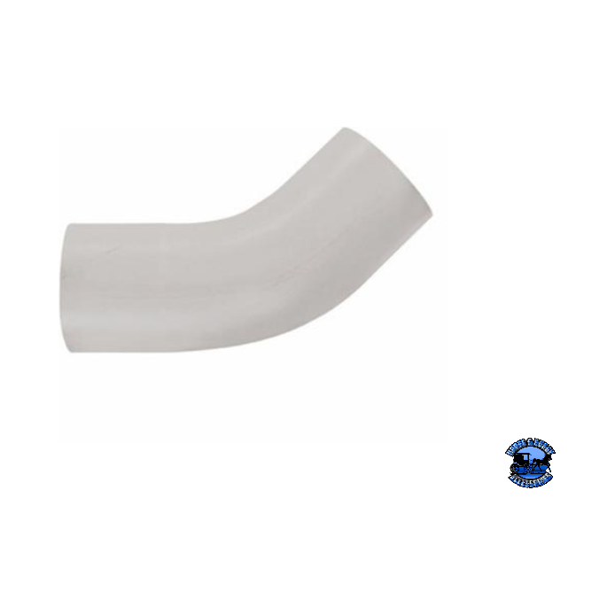 UNITED PACIFIC ALUMINIZED 45 DEGREE EXHAUST ELBOW FOR KENWORTH PART NO. 18341 EXHAUST Gray
