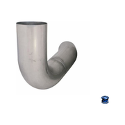 UNITED PACIFIC ALUMINIZED EXHAUST ELBOW FOR FREIGHTLINER 04-15653-000 PART NO. 6469 EXHAUST Dark Gray