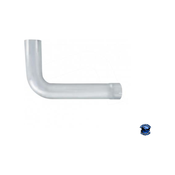 UNITED PACIFIC ALUMINIZED 90 DEGREE EXHAUST ELBOW FOR FREIGHTLINER 04-09833-006 PART NO. 18326 EXHAUST Light Gray