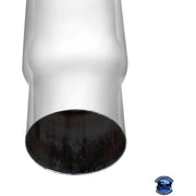 UNITED PACIFIC 6" MITERED REDUCE TO 5" O.D. BOTTOM EXHAUST EXHAUST 36",48",24",60",72",84",96",108" Black