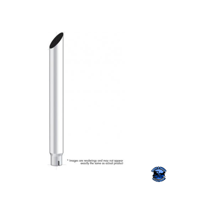 UNITED PACIFIC 6" MITRED REDUCE TO 5" I.D. BOTTOM EXHAUST EXHAUST 84",96",108",72",120" Light Gray