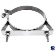 UNITED PACIFIC STAINLESS EXHAUST CLAMP FOR KENWORTH TRUCKS 6" and 7" EXHAUST 6",7" Light Gray