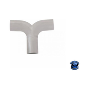 UNITED PACIFIC EXHAUST Y-DIVIDER FOR KENWORTH AEROCAB K180-18613 Part No. 6472 EXHAUST Gray