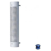 UNITED PACIFIC 48" TALL 270 DEGREE STAINLESS EXHAUST MUFFLER SHIELD - HORIZONTAL SLOT United Pacific Shield Exhaust 9",10" Gray