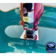 SZ-KWTURNSIGNAL KENWORTH TURN SIGNAL HOOD DELETE CUT FROM 14 GA SS 304 #8 sold by the piece Dark Cyan