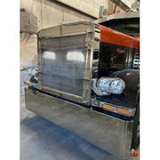 #GO-0000-97-USX  20'' BLIND MOUNT HAND FORMED MITERED BUMPER Peterbilt 389 BUMPER Dim Gray