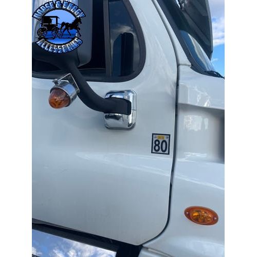 CHROME MIRROR POST COVER FOR 2008-2017 FREIGHTLINER CASCADIA #42373
