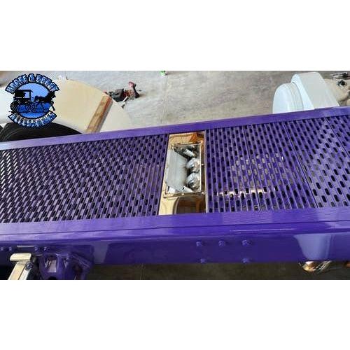#9002 11 GAUGE STAINLESS (NEW STYLE SLIDE IN) RECESSED Airline BOX (DOUBLE ELECTRIC) DUAL AIR (FOR MERRITT DECK PLATES) AIR LINE BOX Dark Slate Blue