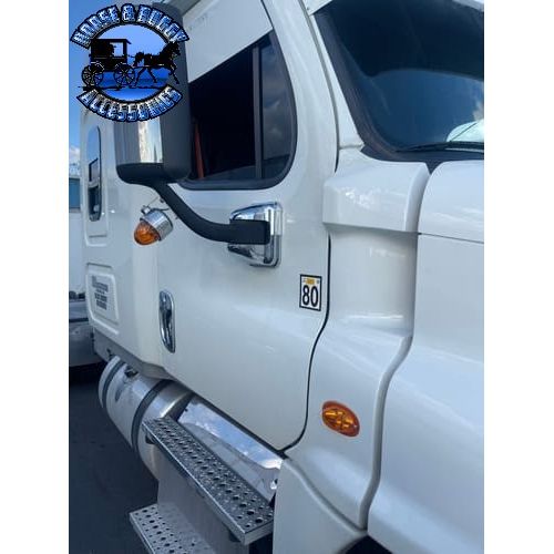 CHROME MIRROR POST COVER FOR 2008-2017 FREIGHTLINER CASCADIA #42373