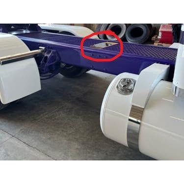 #9002 11 GAUGE STAINLESS (NEW STYLE SLIDE IN) RECESSED Airline BOX (DOUBLE ELECTRIC) DUAL AIR (FOR MERRITT DECK PLATES) AIR LINE BOX Dark Slate Gray