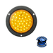 Orange V418KTA 4" Amber LED Stop/Turn/Tail, Round, 36 Diodes, Amber Kit, w/ Flange