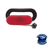V421KR 6.5"x2.25" Red Incandescent Stop/Turn/Tail, Oval, Kit Dark Slate Gray
