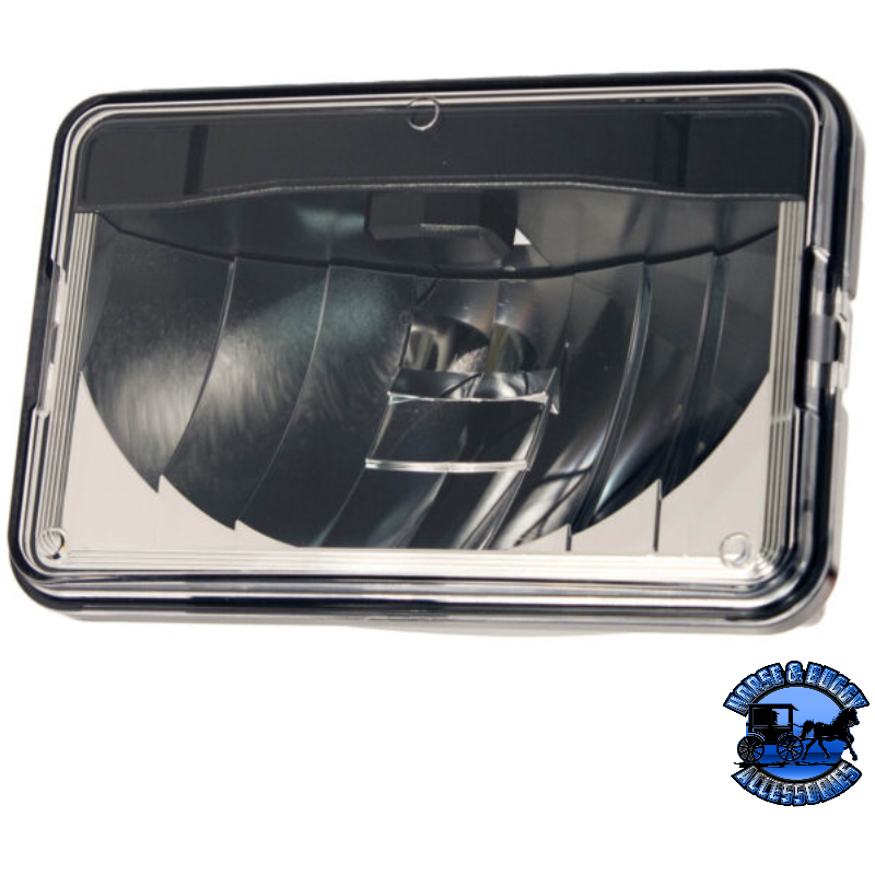 V703C LED Headlight, Rectangular, High Beam, 4″X6″, white Dark Slate Gray