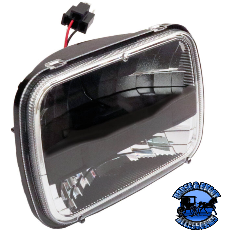 V705C LED Headlight, Rectangular, 5″X7″, white Dark Slate Gray