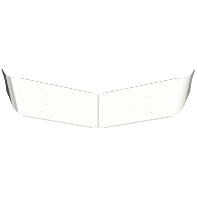 pvp130001 Peterbilt 359 13" Drop Visor - Any Year 359 pvp130001 PETERBILT VISOR White Smoke