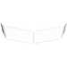 White Smoke pvp130001 Peterbilt 359 13" Drop Visor - Any Year 359 pvp130001 PETERBILT VISOR