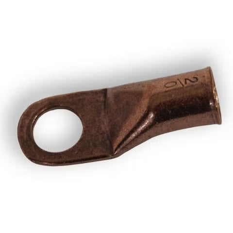 2/0-AWG 1/2" ESPÁRRAGO DE COBRE ELECTROLÍTICO TIPO ENGARZADO O SOLDADURA CON EXTREMO ACAMPANADO
