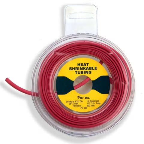 057131 THIN WALL HEAT SHRINK TUBING; 3/16 ID