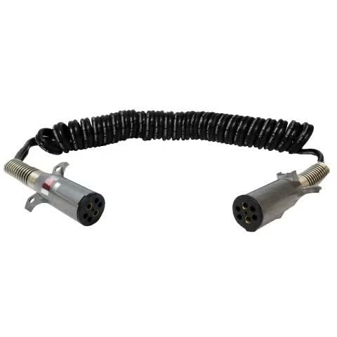 590181 Vertical Two Pole Coiled Cable Assemblies