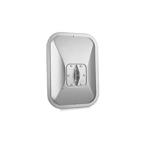 709002 7 1/2" x 10 1/2" center bracket flat glass mirror