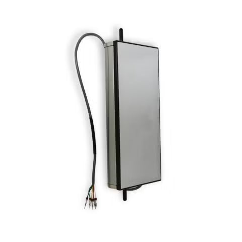 V514380012 S.S. WEST COAST MIRROR FLAT GLASS HEAD; REMOTE; RIGHT SIDE (6-7/8'' X 16'')