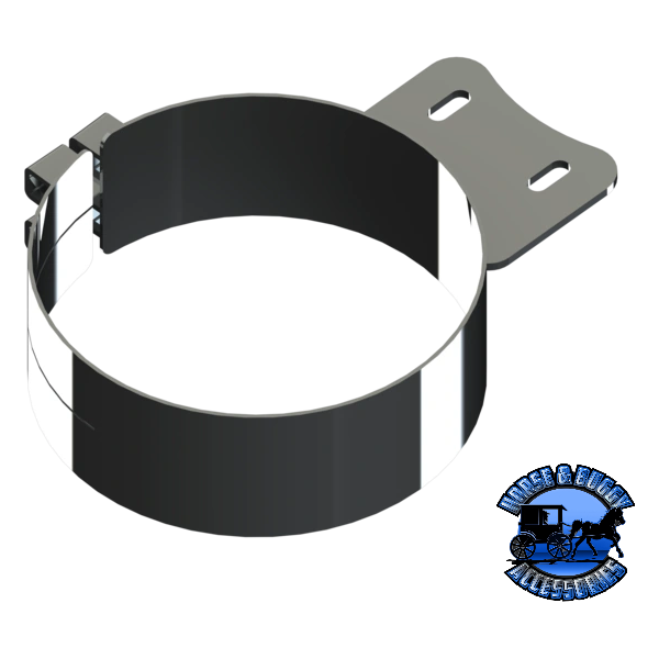 50-06063 6" Western Star Clamp 3.38" Hole Spacing Dark Slate Gray