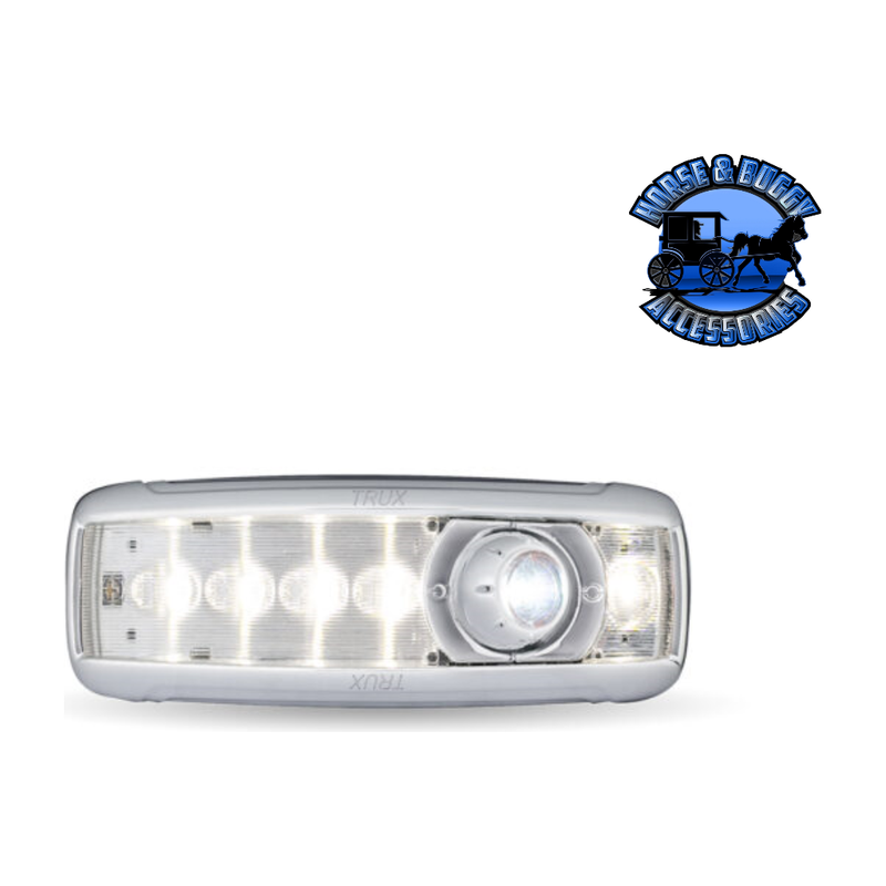 Trux LED Interior Projector Dome & Map Cab Light for Kenworth (T680 & T880) 11 Diodes TLED-IK60 Light Gray