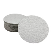 5" White/Gold Hook & Loop Aluminum Oxide Sanding Discs For Metal Polishing 80,100,120,180,220,320,400,600,800 Gray