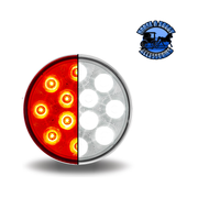 4" Round Trux Dual Revolution LEDs (Choose Style and Color) 4" ROUND Red to White -  #TLED-412X Gray