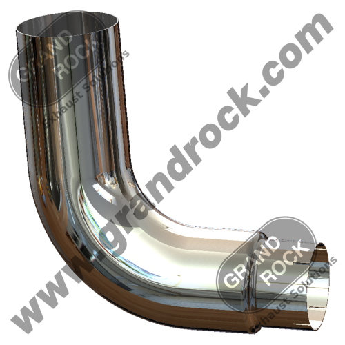 WS6-3440C  ELBOW,6"85DEG OD/R5"ID CHR