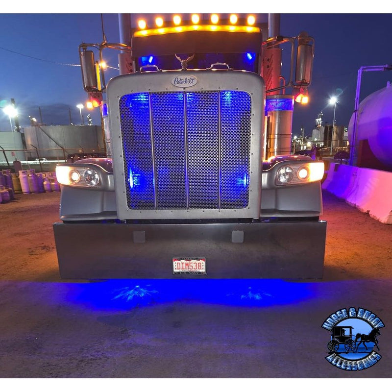 SS-1206 Lower Bumper Brace PETERBILT 388/389/589 18" 20" 22"(W/WATERMELON MOUNT) SOLD BY THE PAIR