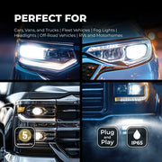 XPHL-h13  LED Bulbs h13 - Dual Beam - 6,000 Lumens - 6500K HEADLIGHT Black