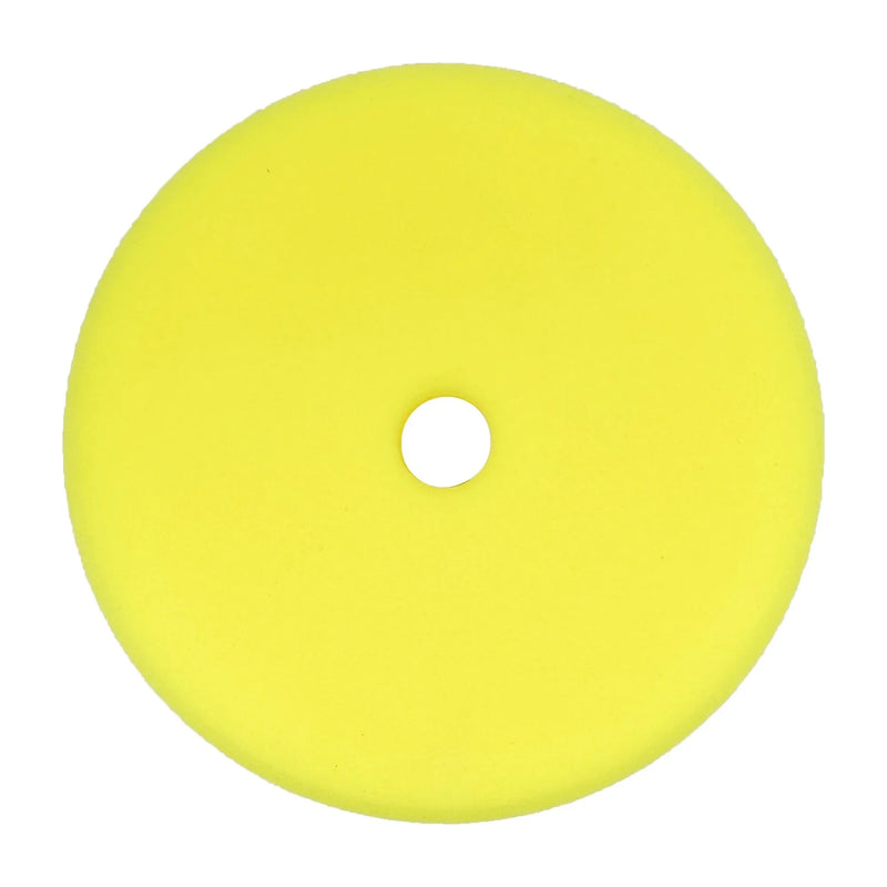 6" Foam Pads for Metal and Paint Polishing (Choose Color) Yellow Polishing Pad Light Goldenrod