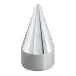 CR. PLASTIC ROCKET NUT COVER PUSH-ON, 1-1/2"X4-3/16" Light Gray