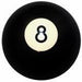 Beige Black 8 Ball Shift Knob #8-BLK (1/2"-13 female threads) SHIFTER