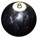 Pearl Black 8 Ball Shift Knob #8-PRL-BLK (1/2"-13 female threads) SHIFTER Beige