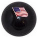 Dark Slate Gray American Flag in Black Shift Knob  #EM-H14876-BLK (1/2"-13 female threads) SHIFTER