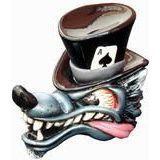 Top Hat Wolf - Black Shift Knob #VC-WLF-BLK (1/2"-13 female threads) SHIFTER Dark Slate Gray