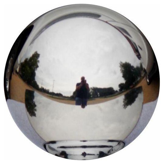 Polished Stainless Round Heavy Weight Shift Knob #SS-200-POL (1/2"-13 female threads) SHIFTER Gray