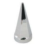 CR. PLASTIC HEX PYRAMD SCREW-ON NUT CVR 33MM X 4-3/4"H Gray