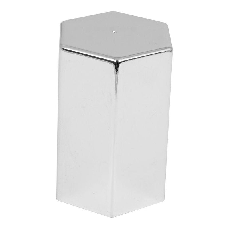 CR. PLASTIC 33MM X 3" H HEX FLAT TOP SCREW-ON NUT COVER #10238 Light Gray