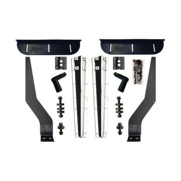 HB-10001382 Mirror Finish Plastic Bolt-on Bracket Kit for half fenders fender mounting kit mz-100129 Beige