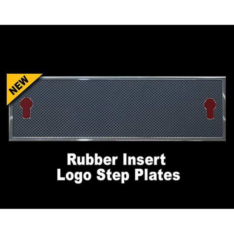 5 x 24" rubber insert kw logo step plate Black