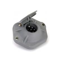 Seven-Way Socket with 30 Amp Circuit breaker Light Slate Gray