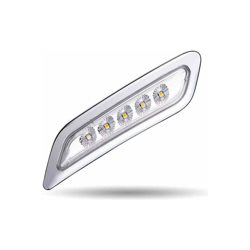 TLED-P100CA PETERBILT AMBER TURN & MARKER DOOR LED LIGHT - DRIVER SIDE TURN/MARKER Light Gray