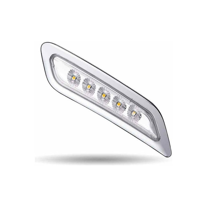 TLED-P200CA PETERBILT AMBER TURN & MARKER DOOR LED LIGHT - PASSENGER SIDE CAB LIGHT Light Gray