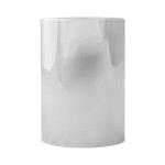 CR. PLASTIC CYLINDER PUSH-ON NUT COVER 33MM X 3-1/2"H Gray